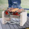 Outdoor Folding Charcoal BBQ Grill with Grill Grids